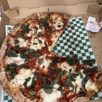 Magic Mike's Pizza Express - Large margherita pizza $15. I was hungry and ate 2 slices before remembering to take picture - Pizza Near Me - Cypress, California Magic Mike's Pizza Express - Large margherita pizza $15. I was hungry and ate 2 slices before remembering to take picture - Pizza Near Me - Cypress, California