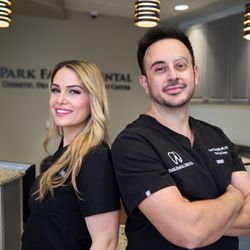 Park Family Dental - Cosmetic, Oral Surgery & Implant Center - Dr. Ardita and Dr. Daniel Ormeni, the husband and wife owners of Park Family Dental. General dentistry and oral surgery in Cedar Park, TX.