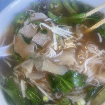 Pho 54 - Large bowl Tendon and beef flank  pho - Vietnamese Near Me - San Jose, California