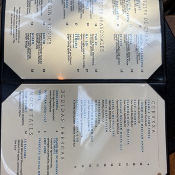 Chaak Kitchen - Drink menu - Cocktail Bars Near Me - Tustin, California