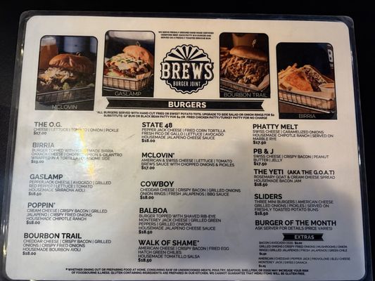 Menu photo 4 Brews - A Taphouse and Gourmet Burger Joint Chandler, AZ Menu photo 4 Brews - A Taphouse and Gourmet Burger Joint Chandler, AZ