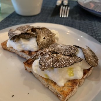 Casa Modena - Truffle with burrata crostini - Italian Near Me - Los Angeles, California Casa Modena - Truffle with burrata crostini - Italian Near Me - Los Angeles, California