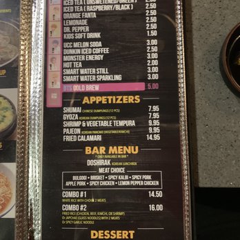 AYCE Gogi - VAN NUYS - Menu - Korean Near Me - Van Nuys, California