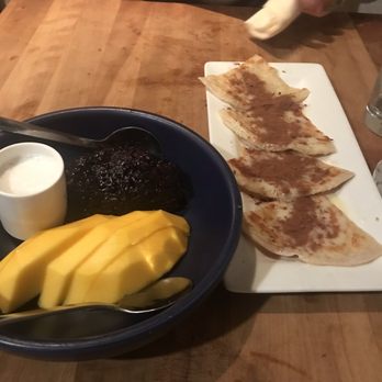 Super Thai Cuisine - Mango and sticky rice. Roti - Thai Near Me - Austin, Texas Super Thai Cuisine - Mango and sticky rice. Roti - Thai Near Me - Austin, Texas