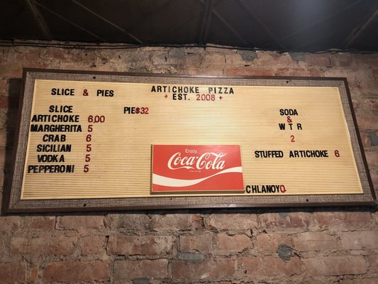 Menu photo 2 Artichoke Basille's Pizza New York, NY