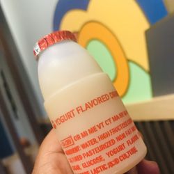 BaBbi BaBbi Korean Kitchen - YAKULT yogurt drink - they give it to you after you have finished your meal.