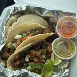 Pupuseria Y Taqueria La Bendiction - Lengua taco, asado taco, tripa taco