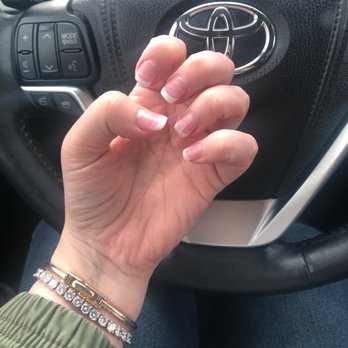 Soho Nail Lounge - Pink and white French full set of acrylics - Skin Care Near Me - Houston, Texas Soho Nail Lounge - Pink and white French full set of acrylics - Skin Care Near Me - Houston, Texas