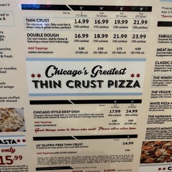 Rosati's Pizza Pub Authentic Chicago Pizza - Menu - Pizza Near Me - Apopka, Florida
