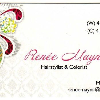Renee's Hair Styling - My business card. - Hair Stylists Near Me - Mill Valley, California Renee's Hair Styling - My business card. - Hair Stylists Near Me - Mill Valley, California