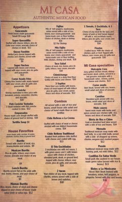 Menu photo 1 Mi Casa Madras, OR Menu photo 1 Mi Casa Madras, OR