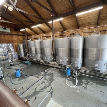 Eberle Winery - Huge tanks - Wineries Near Me - Paso Robles, California