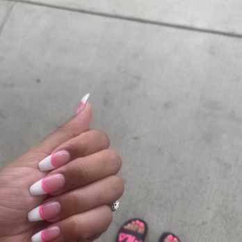 Custom Nails and Spa - Pedicure color pink was everything - Nail Salons Near Me - Waldorf, Maryland Custom Nails and Spa - Pedicure color pink was everything - Nail Salons Near Me - Waldorf, Maryland