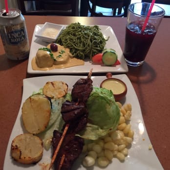 Mucho Gusto - Anticuchos con papa dorada. - Peruvian Near Me - Fontana, California