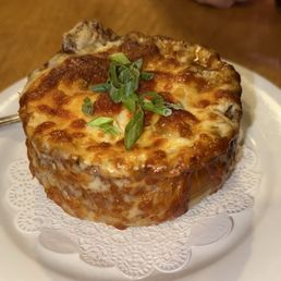 French onion soup. French onion soup.