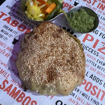 Taboni - Pesto Sambosa Circle - Pizza Near Me - Tarzana, California