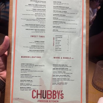 Chubby's Jamaican Kitchen - Brunch Menu - Caribbean Near Me - Toronto, Ontario