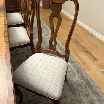 Cris Upholstery - Dining side chairs - Furniture Reupholstery Near Me - Yucaipa, California Cris Upholstery - Dining side chairs - Furniture Reupholstery Near Me - Yucaipa, California