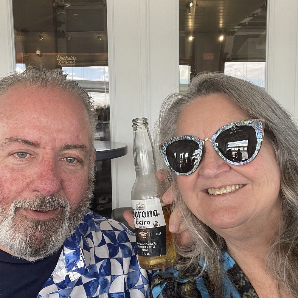 Dockside Seafood Restaurant - Enjoying the view at Dockside with Corona and calamari - Seafood Near Me - Jacksonville Beach, Florida Dockside Seafood Restaurant - Enjoying the view at Dockside with Corona and calamari - Seafood Near Me - Jacksonville Beach, Florida