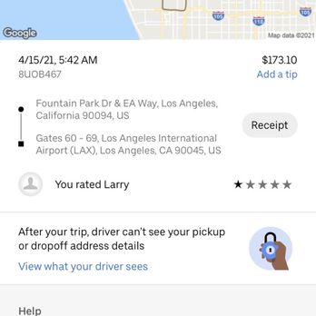 Uber - Uber confirms that this circular route is valid.  Would you take a chance? - Taxis Near Me