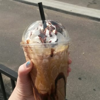 Pink Pantherz Espresso - Snickers blended drink! Yum! Also try the Foxy Lady!!! - Coffee & Tea Near Me - Modesto, California Pink Pantherz Espresso - Snickers blended drink! Yum! Also try the Foxy Lady!!! - Coffee & Tea Near Me - Modesto, California