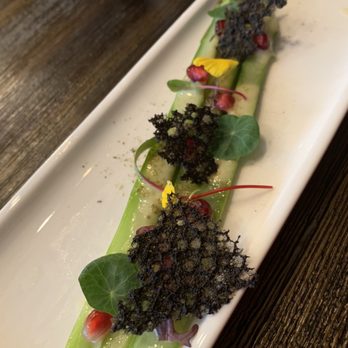 Delage - Veggie dish - poached asparagus - Japanese Near Me - Oakland, California Delage - Veggie dish - poached asparagus - Japanese Near Me - Oakland, California