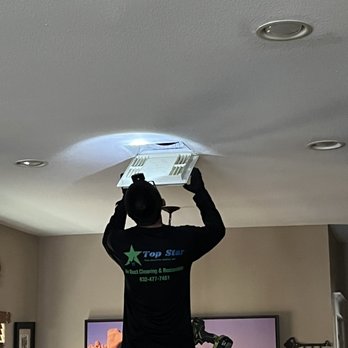 Top Star Air Pros - Reinstalling the cleaned vent - Insulation Installation Near Me - Stafford, Texas Top Star Air Pros - Reinstalling the cleaned vent - Insulation Installation Near Me - Stafford, Texas