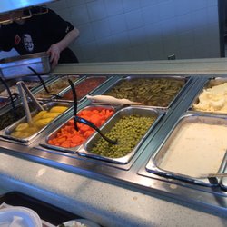 KFC - Well stocked and fresh hot bar.