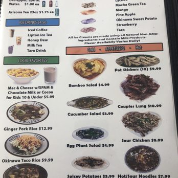 Joy Cup Noodles Mean - Menu 2/27/19 - Noodles Near Me - Honolulu, Hawaii