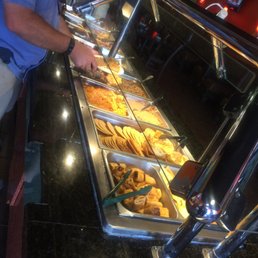 The lunch buffet looks good