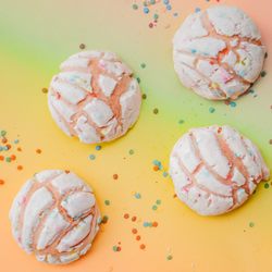 La Monarca Bakery & Cafe - A Dozen Rainbow Confetti Conchas for my #Pride Party Celebration, please! Pick up a box (or two) a dozen at ordermonarca.com