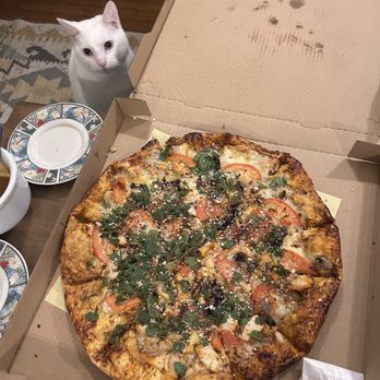 Thai Curry Pizza - Tom Yum Pizza - Pizza Near Me - Long Beach, California Thai Curry Pizza - Tom Yum Pizza - Pizza Near Me - Long Beach, California