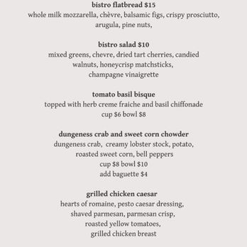 Bistro At Lake Chelan - Lunch menu - American Near Me - Chelan, Washington Bistro At Lake Chelan - Lunch menu - American Near Me - Chelan, Washington