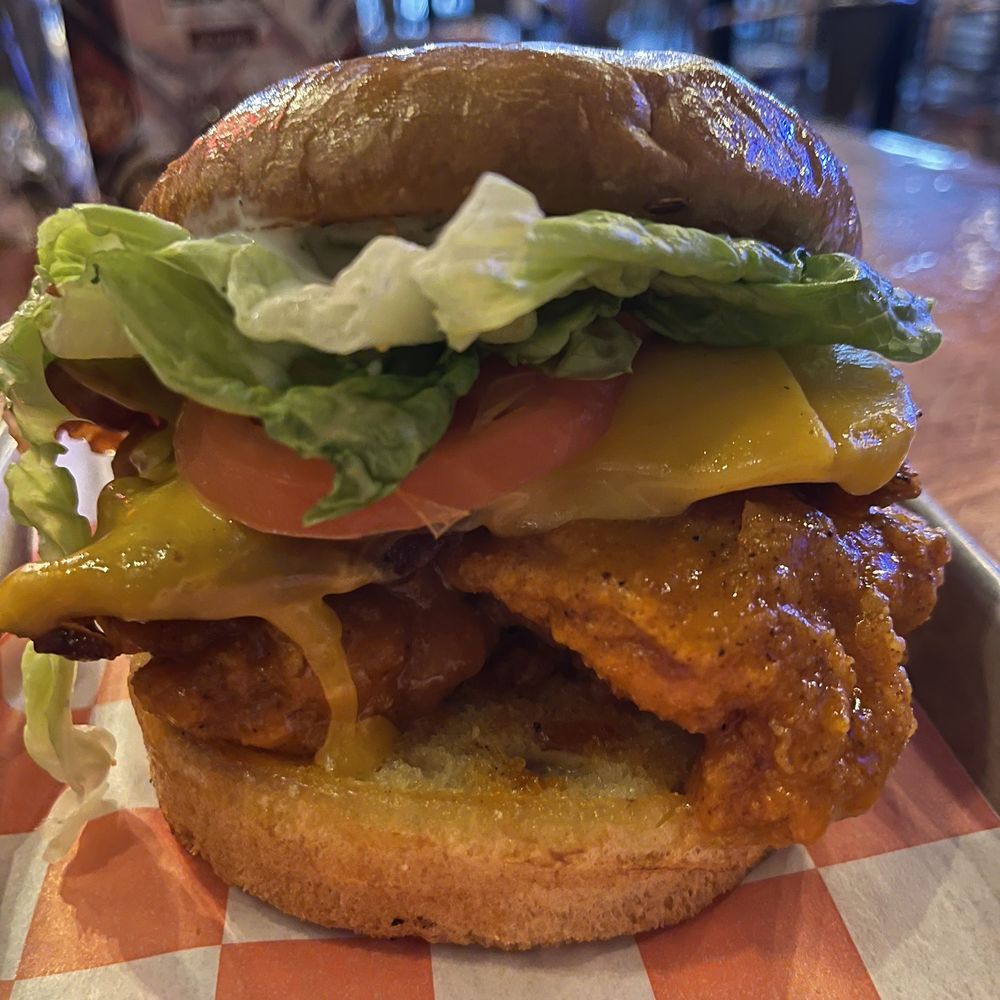 Pig & Brew - Buffalo chicken club sandwich yummmm - Barbeque Near Me - Richmond, Virginia Pig & Brew - Buffalo chicken club sandwich yummmm - Barbeque Near Me - Richmond, Virginia