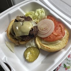 Sullivans Bar and Restaurant - Mushroom Swiss burger
