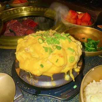COTE Korean Steakhouse - Overflowing egg soufflé! - Korean Near Me - New York, New York