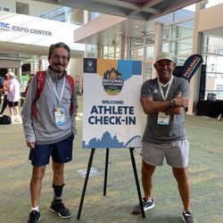 Iowa Events Center - All checked in and ready to compete...