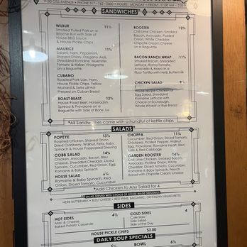 Fitzgerald's Lunch House - Menu - Sandwiches Near Me - Indianapolis, Indiana