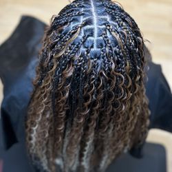 Boho box braids