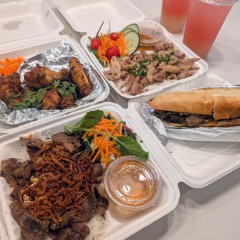 Nancy's Kitchen - Grilled Pork Vermicelli Bowl, Grilled Pork Banh Mi, Hibiscus Limeade, Grilled Chicken Broken Rice, and Nancy's Jumbo Chicken Wings - Comfort Food Near Me - Austin, Texas Nancy's Kitchen - Grilled Pork Vermicelli Bowl, Grilled Pork Banh Mi, Hibiscus Limeade, Grilled Chicken Broken Rice, and Nancy's Jumbo Chicken Wings - Comfort Food Near Me - Austin, Texas