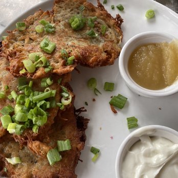 Qulinarnia - Extra potato pancakes. The look of them looks great until you eat it. Ugh sorry - Polish Near Me - Mount Prospect, Illinois