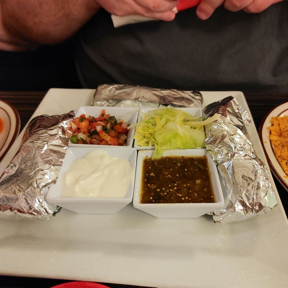 El Tequila - He also got the chorizo Al cab on tacos - Mexican Near Me - Broken Arrow, Oklahoma