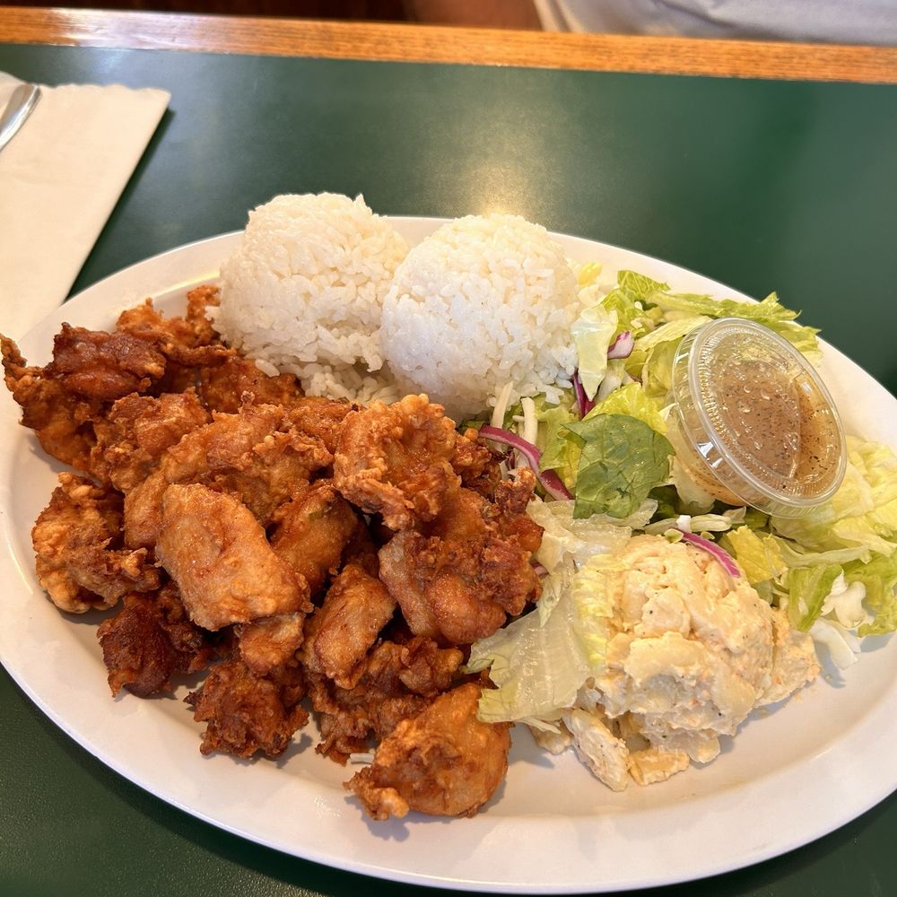 Ladybug Café - The best fried chicken ever! I had the option of katsu or teriyaki sauce and sriracha! - Japanese Near Me - Gardena, California Ladybug Café - The best fried chicken ever! I had the option of katsu or teriyaki sauce and sriracha! - Japanese Near Me - Gardena, California