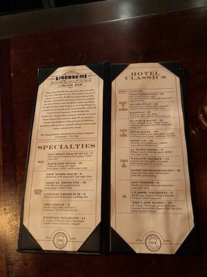 Menu photo 2 License No. 1 Boulder, CO