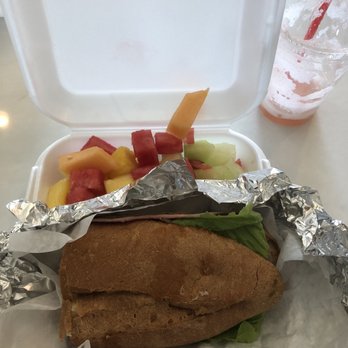 Kravings Fruit Bar - Half ham torta combo. Comes with a side of fruit and all fruit smoothie! - Juice Bars & Smoothies Near Me - Santee, California