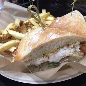Roe Seafood Restaurant - Halibut fish sandwich... You won't be disappointed - Seafood Near Me - Long Beach, California Roe Seafood Restaurant - Halibut fish sandwich... You won't be disappointed - Seafood Near Me - Long Beach, California