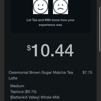 Tea and Milk - Email receipt - Bubble Tea Near Me - New York, New York Tea and Milk - Email receipt - Bubble Tea Near Me - New York, New York