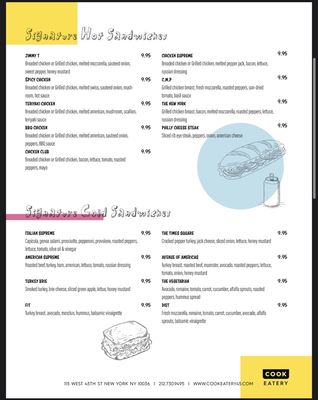 Menu photo 7 COOK EATERY New York, NY Menu photo 7 COOK EATERY New York, NY