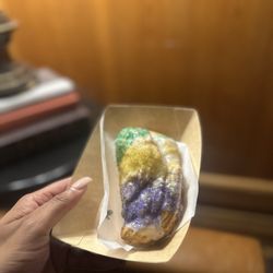 The Library - King cake empanada
