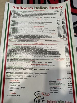 Menu photo 6 Stallone's Italian Eatery Silverado Ranch Las Vegas, NV